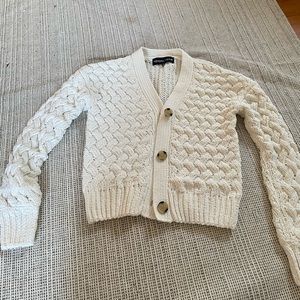 Kendall and Kylie White Cardigan